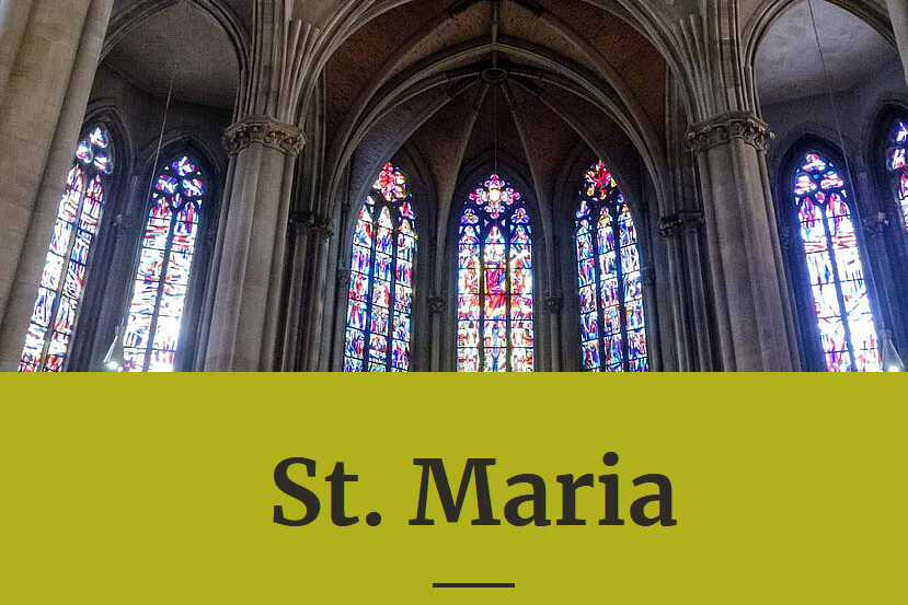 Blick in den Kirchraum von St. Maria