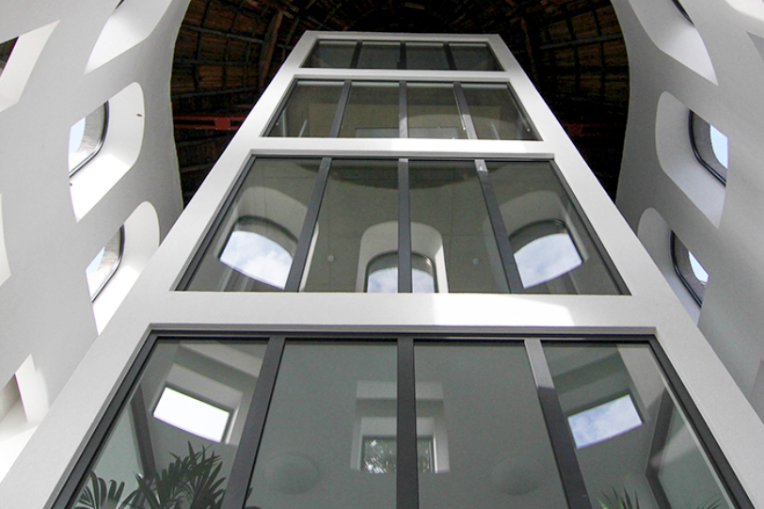 Blick in den Innenraum der Wohnkirche