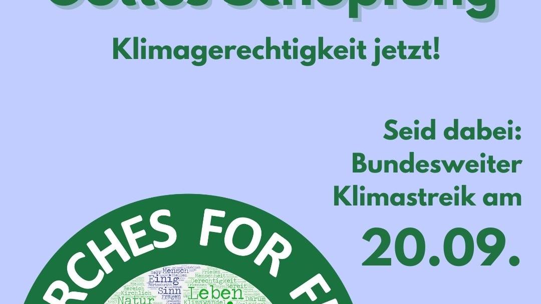 Eine SharePic das zum Klimastreik am 20.09.2025 aufruft