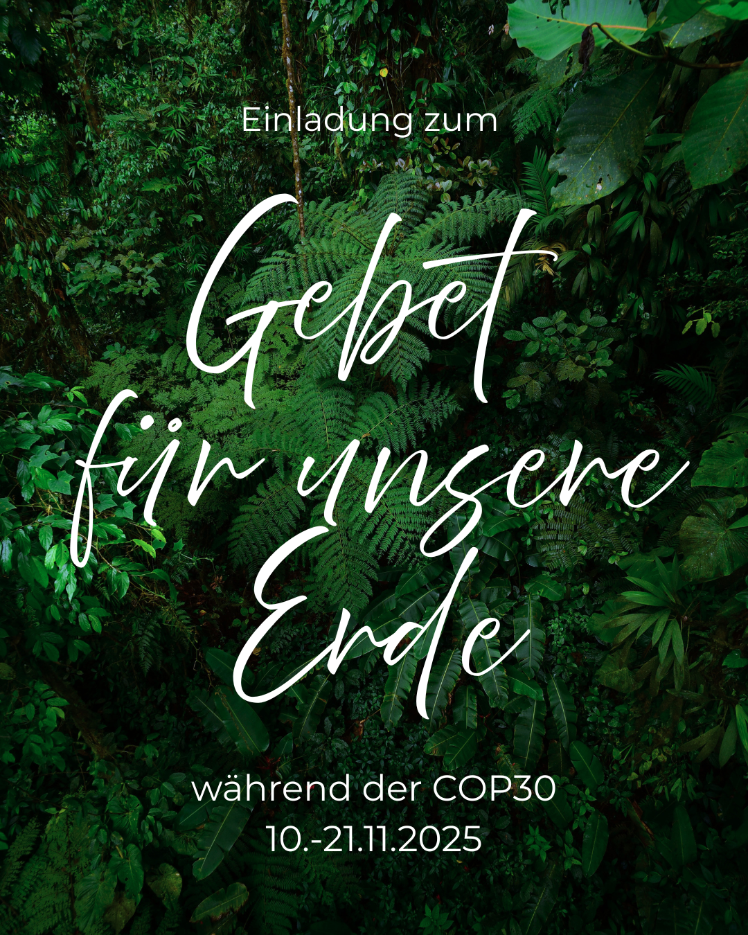 Gebet für unsere Erde