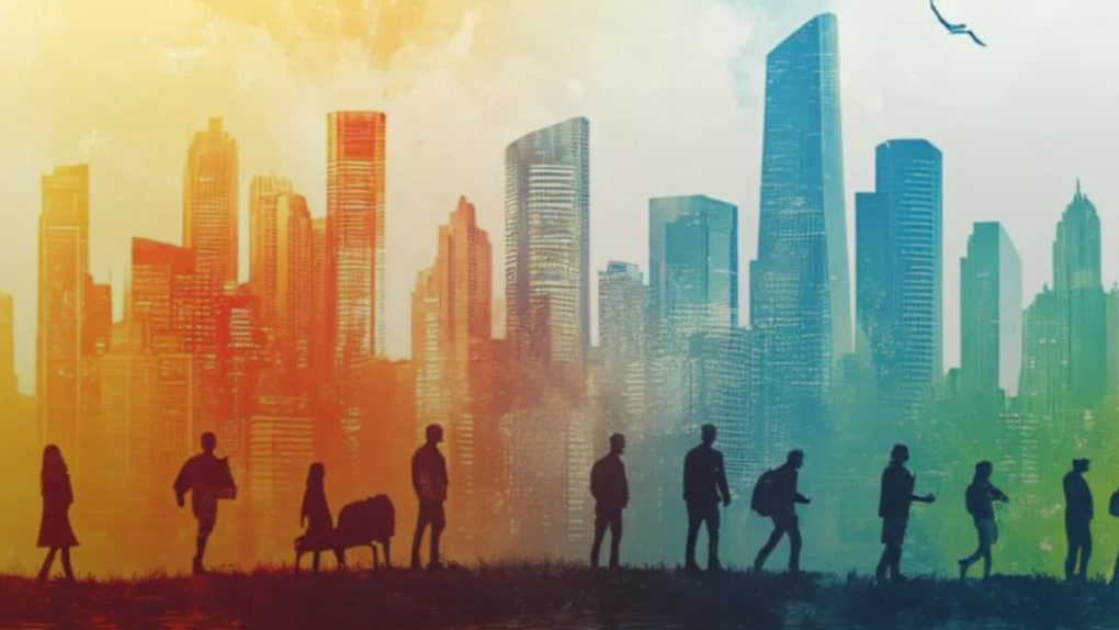 Grafik mit Migrant:innen