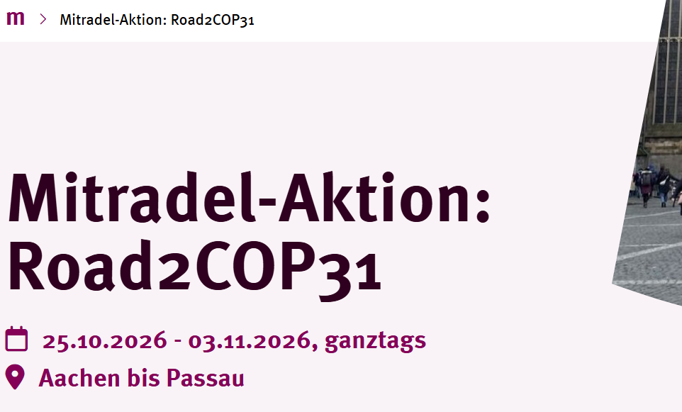 Misereor Mitradelaktion COP31