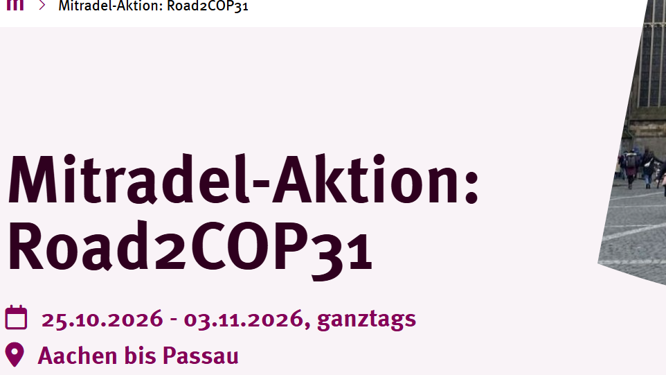 Misereor MItradelaktion COP31