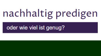 nachhaltig predigen