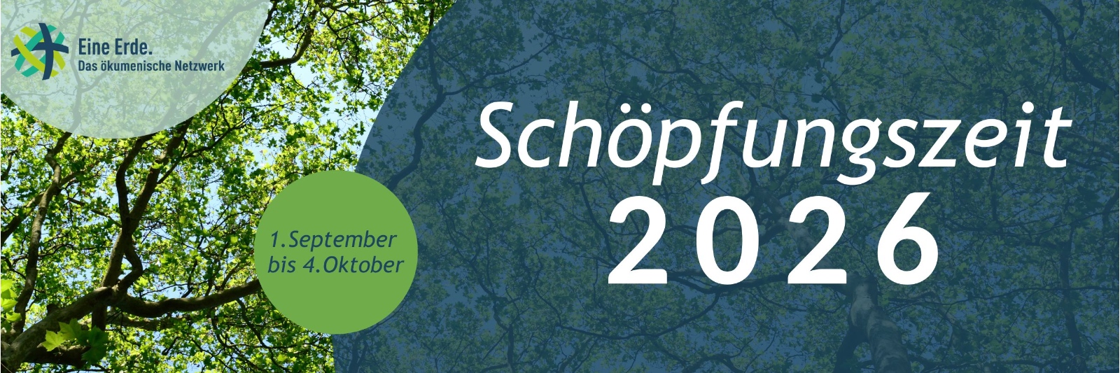 Banner Schöpfungszeit 2026